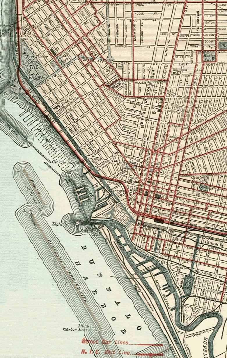 Buffalo map 1901